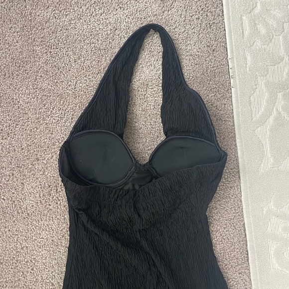 Black vintage halter mini dress - Picture 5 of 8